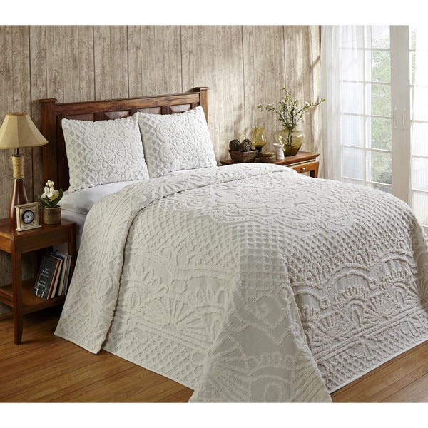 Trevor Chenille 3-piece Bedspread Set