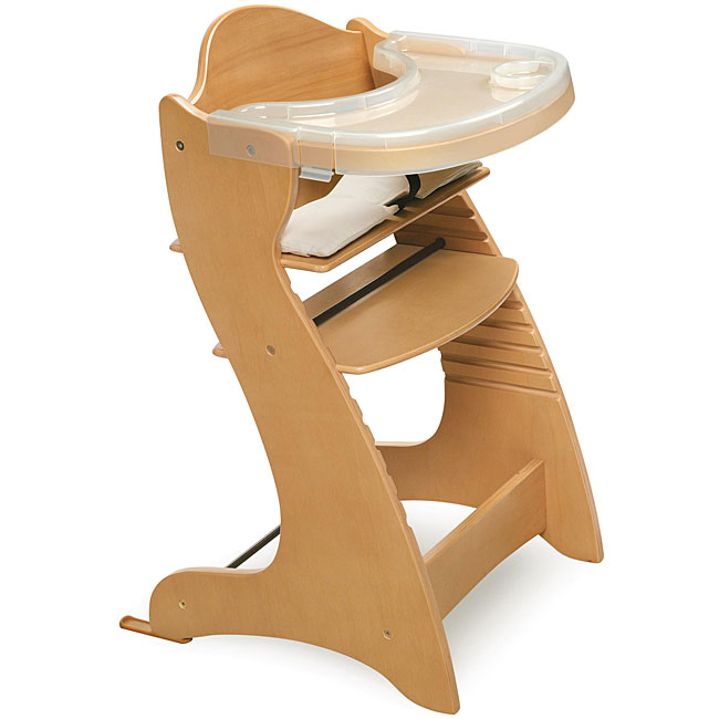 Wooden High Chair in Natural