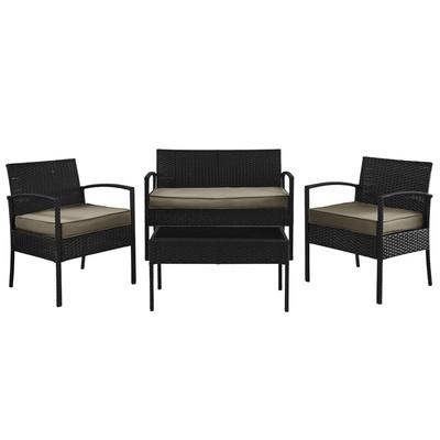 Wendell 4 Piece Seating Group with Cushion