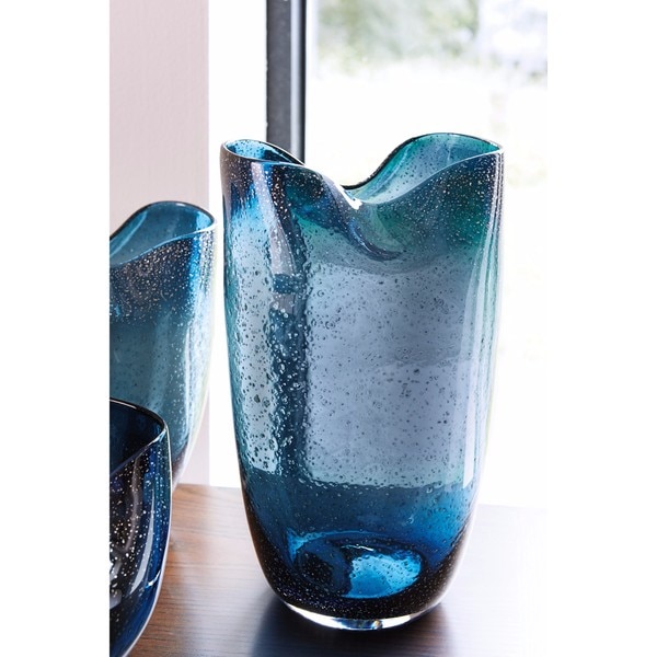 Ashley Didrika 12-inch Blue Vase