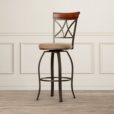 29 inch Swivel bar stool with cushion