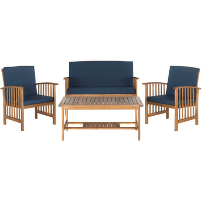 Elina 4 Piece Bench Seating Group with Cushion