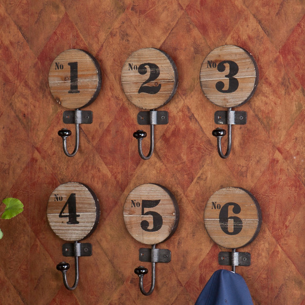 Number Wall Hook