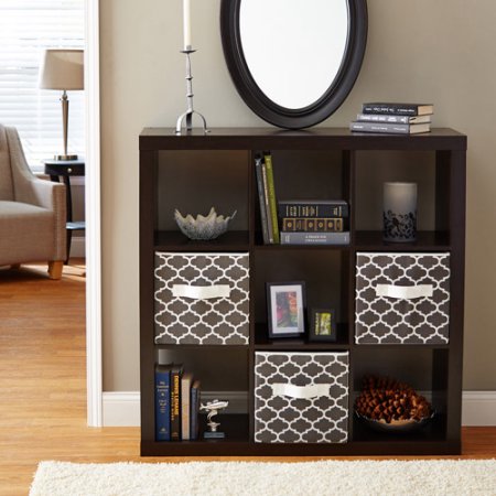 Better Homes and Gardens 9-Cube Stylish Storage, Several Colors, Perfect for Living Rooms 