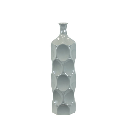 Circular Embedded Ceramic Decorative Bottle 