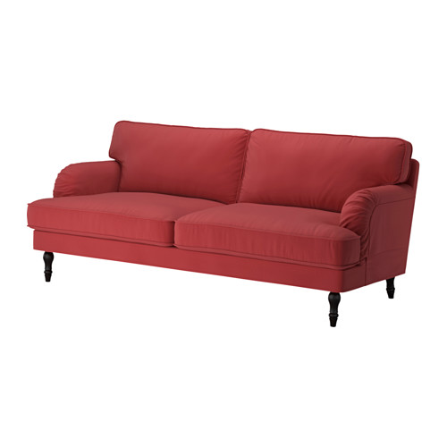 Stocksund red soft fabric sofa