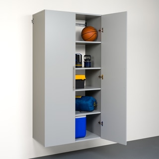 Stone Grey 30-inch Large Storage Cabinet