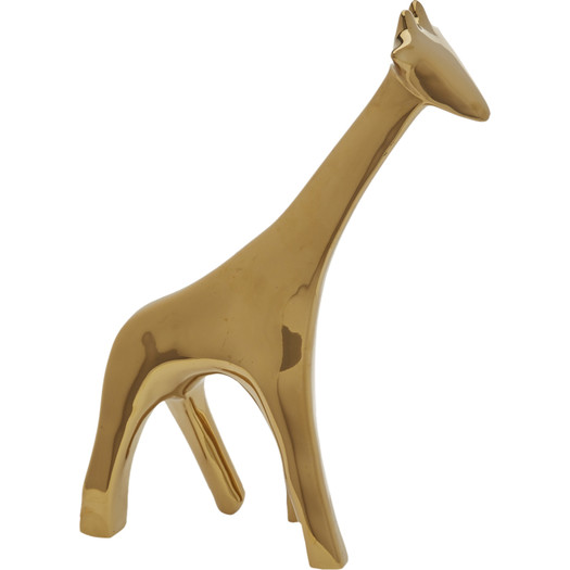 Giraffe Gold Figurine