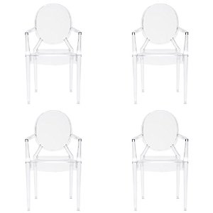 Ghost Style Arm Chair (Set of 4)