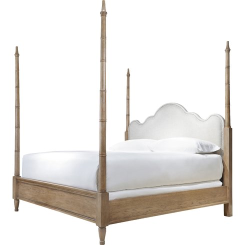Tristian Upholstered Four Poster Bed