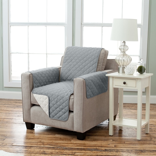 Home Fashion Designs Kaylee Collection Quilted Reversible Chair Protector