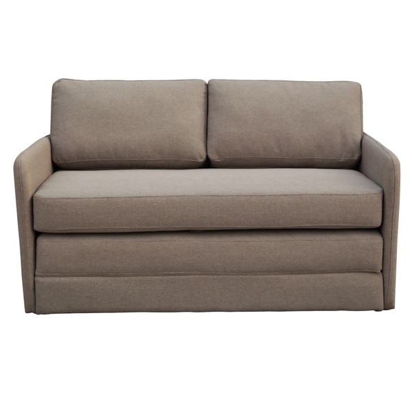 Phillip Taupe Loveseat with Pullout bed