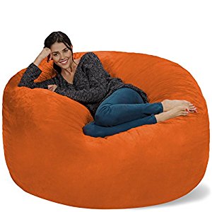 Chilli Bags Bean Bag Chair, 5-Feet, Orange