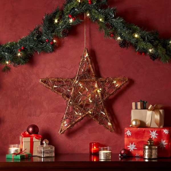 Apothecary & Company 20in. LED Twine Star