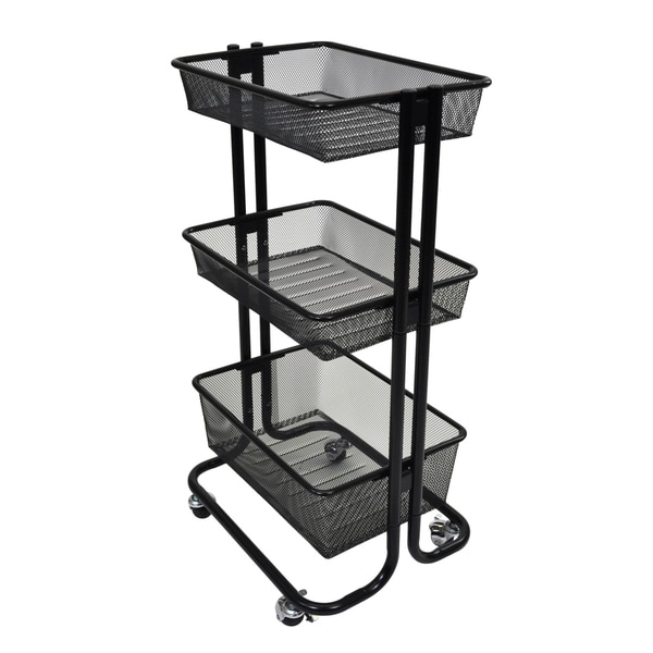 Offex Home Storage Kitchen Rolling Utility Cart