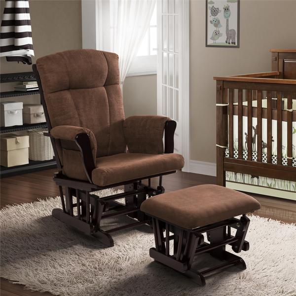 Baby Relax Glider Rocker and Ottoman