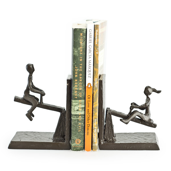 See Saw Metal Bookend