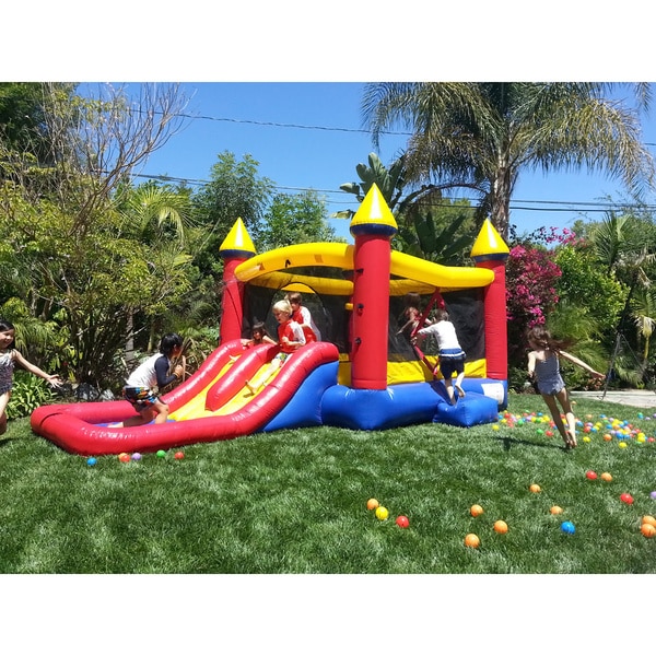 JumpOrange Kiddo Jump and Water Slide Fun House