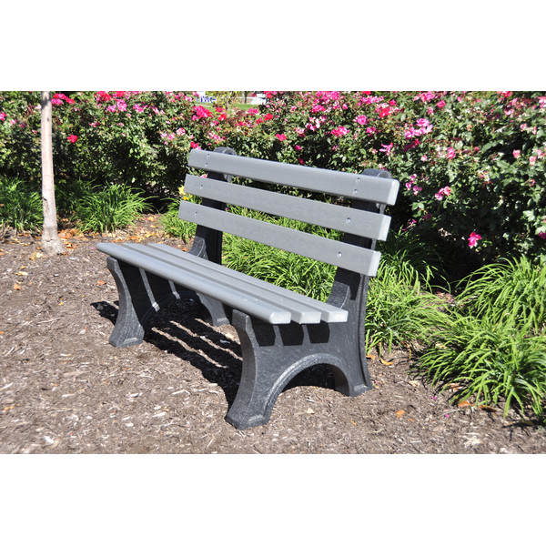James Central Park Recycled Plastic Park Bench