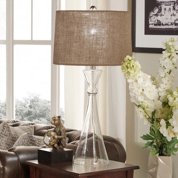 Ingram Clear Glass 1-light Accent Table Lamp