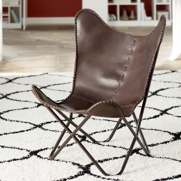 Arthur Leather Accent Chair