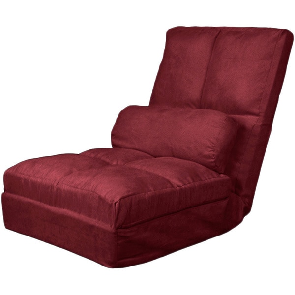 Cosmo Click Clack Convertible Futon Pillow-top Flip Chair Sleeper Bed