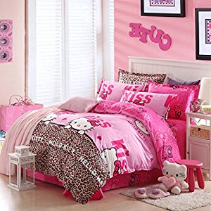 Children Bedding Series 100% Cotton Hello Kitty Pink