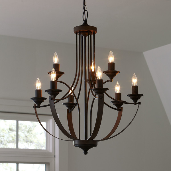 Camilla 9 Light Candle-Style Chandelier
