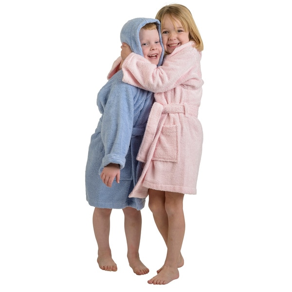Superior Collection Luxurious Cotton Unisex Kids Hooded Bath Robe