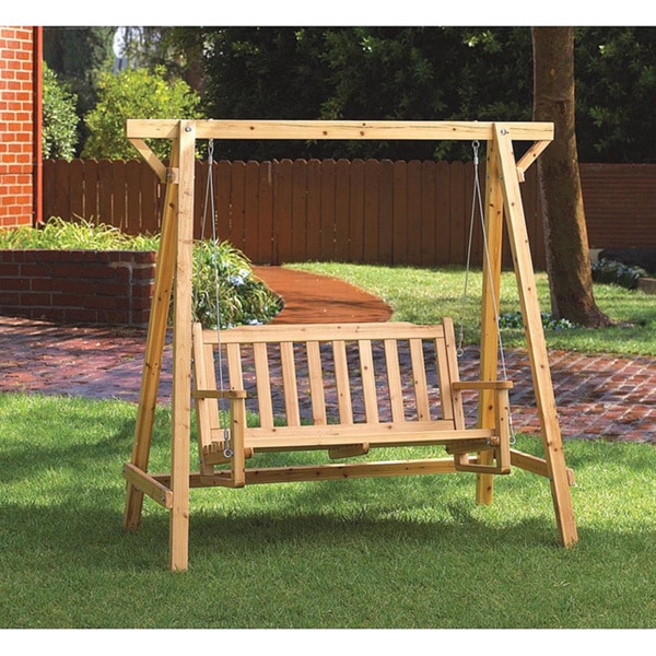 Paradise Wooden Outdoor Swing