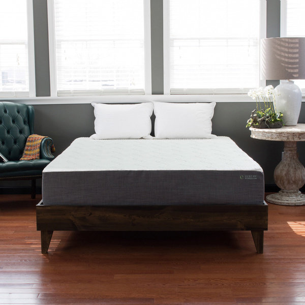 North American Pine Platform Mid-century Style Bed