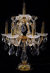 7 Light Maria Theresa Table Lamp Crystal Lighting Chandeliers