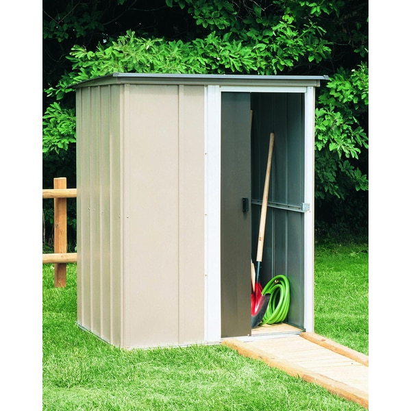 Arrow Brentwood 5x4-foot Steel Storage Shed