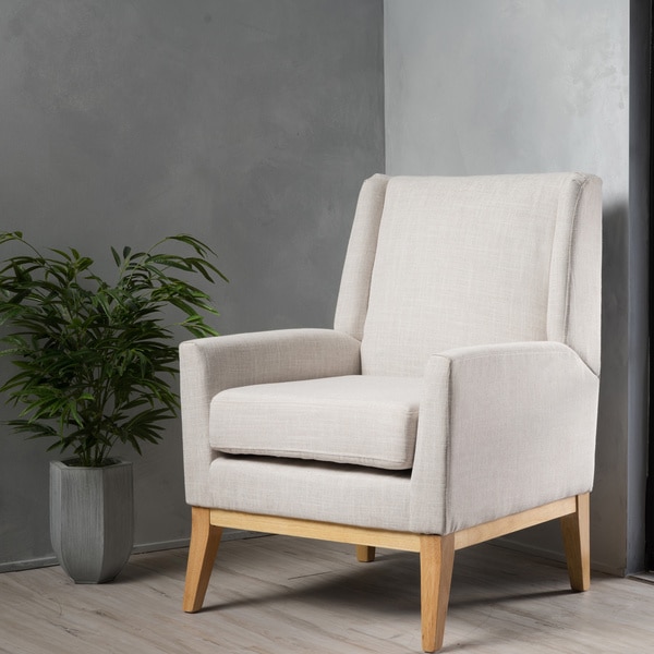 Aurla Mid-Century Fabric Accent Chair