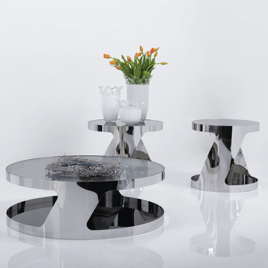 Modern 3 Pieces Coffee Table Set by J&M Furniture