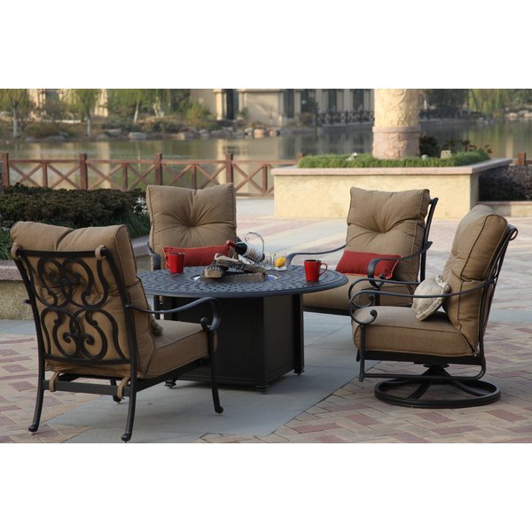 Leavitt 5-Piece Fire Pit Seating Group