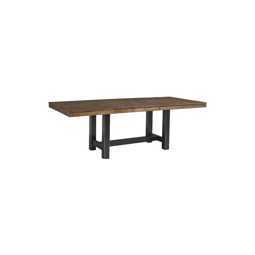 Extendable dining room table