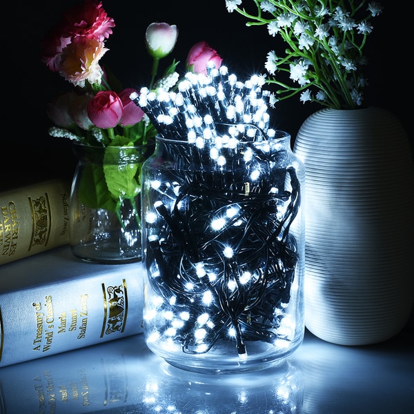 Solar Powered 200 LED Eight-mode Waterproof Decorative String Lights