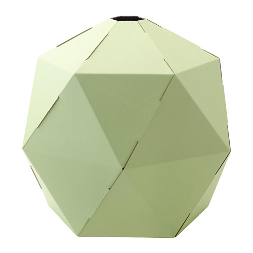 JOXTORP light olive green geodesic lampshade