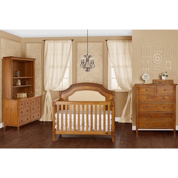 Evolur Julienne 5-in-1 Natural-finished Wood Convertible Crib