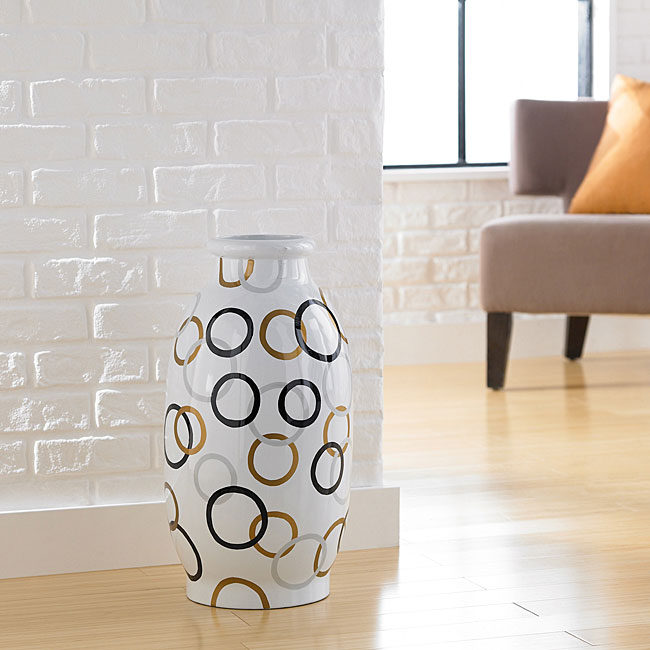 Modern Circles Decorative Jug Vase
