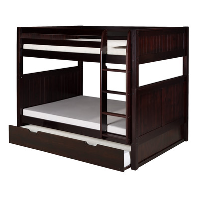 Traditional Camaflexi Full over Full Bunk Bed with Trundle