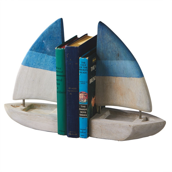 Natick Dipped Sailboat Book Ends