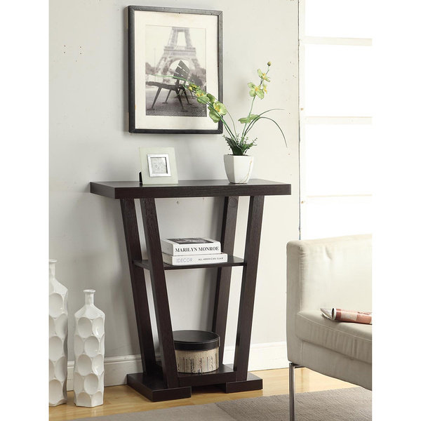 Newport V Wood Console Table