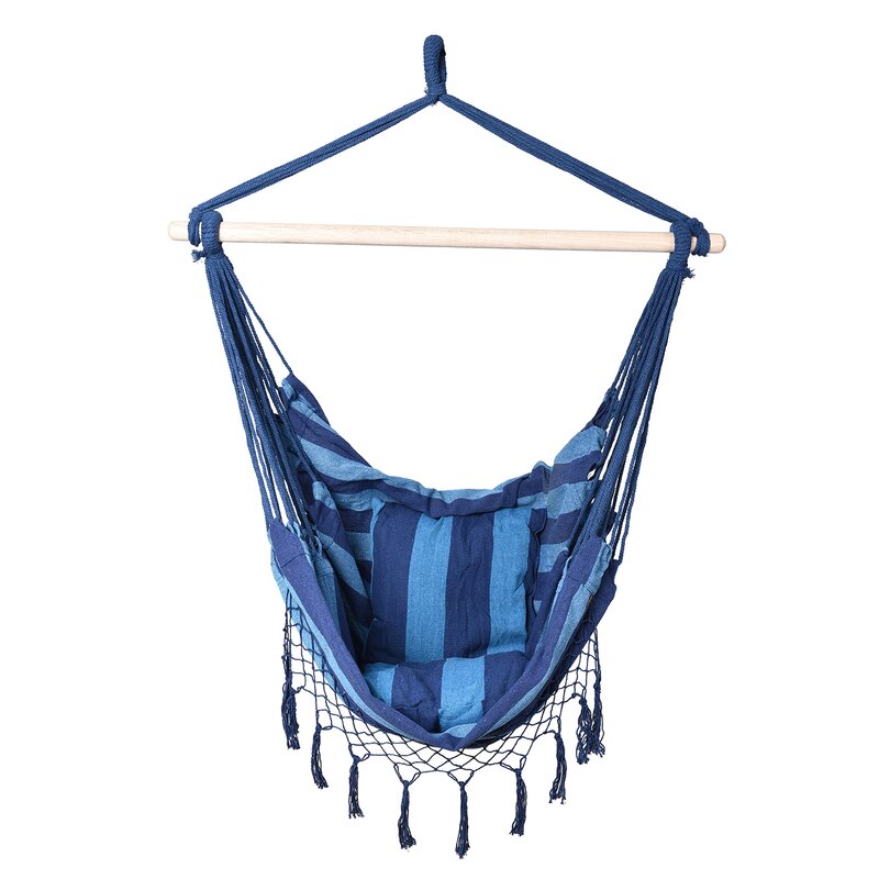 A lovely blue chequered hammock
