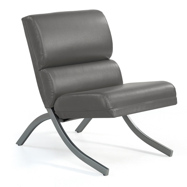 Rialto Charcoal Bonded Leather Chair