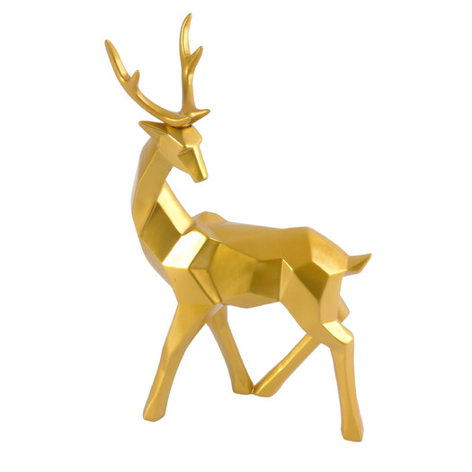 Head Back Deer Figurine