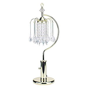 Stella Traditional Crystal Table Lamp with High/Low Switch