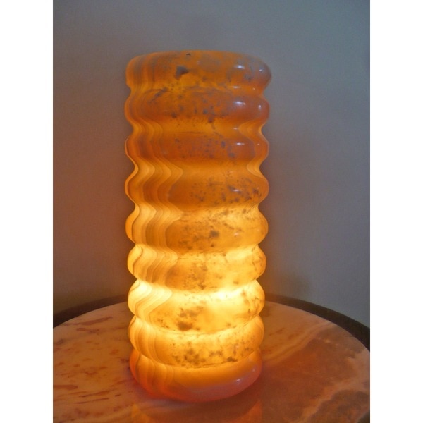 Alabaster Rings Lamp (Egypt)