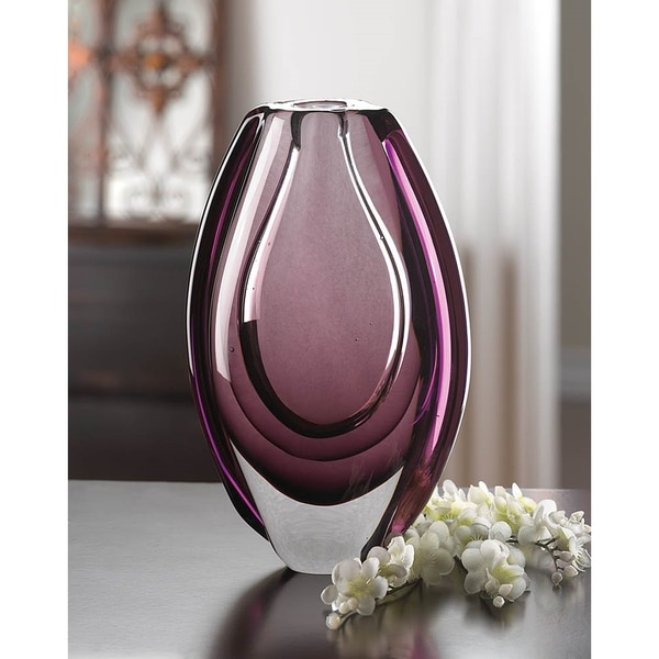 Heather Modern Art Glass Vase